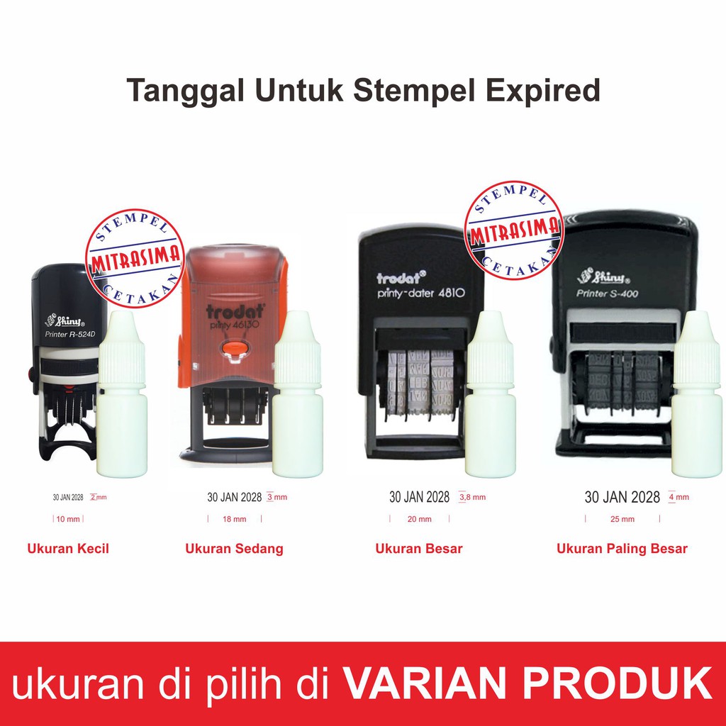 

Stempel Expired untuk Tanggal kadaluarsa produk