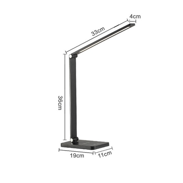 INCO Lampu Meja Belajar Modern Desk Lamp With Build in Wireless Charging Paddock