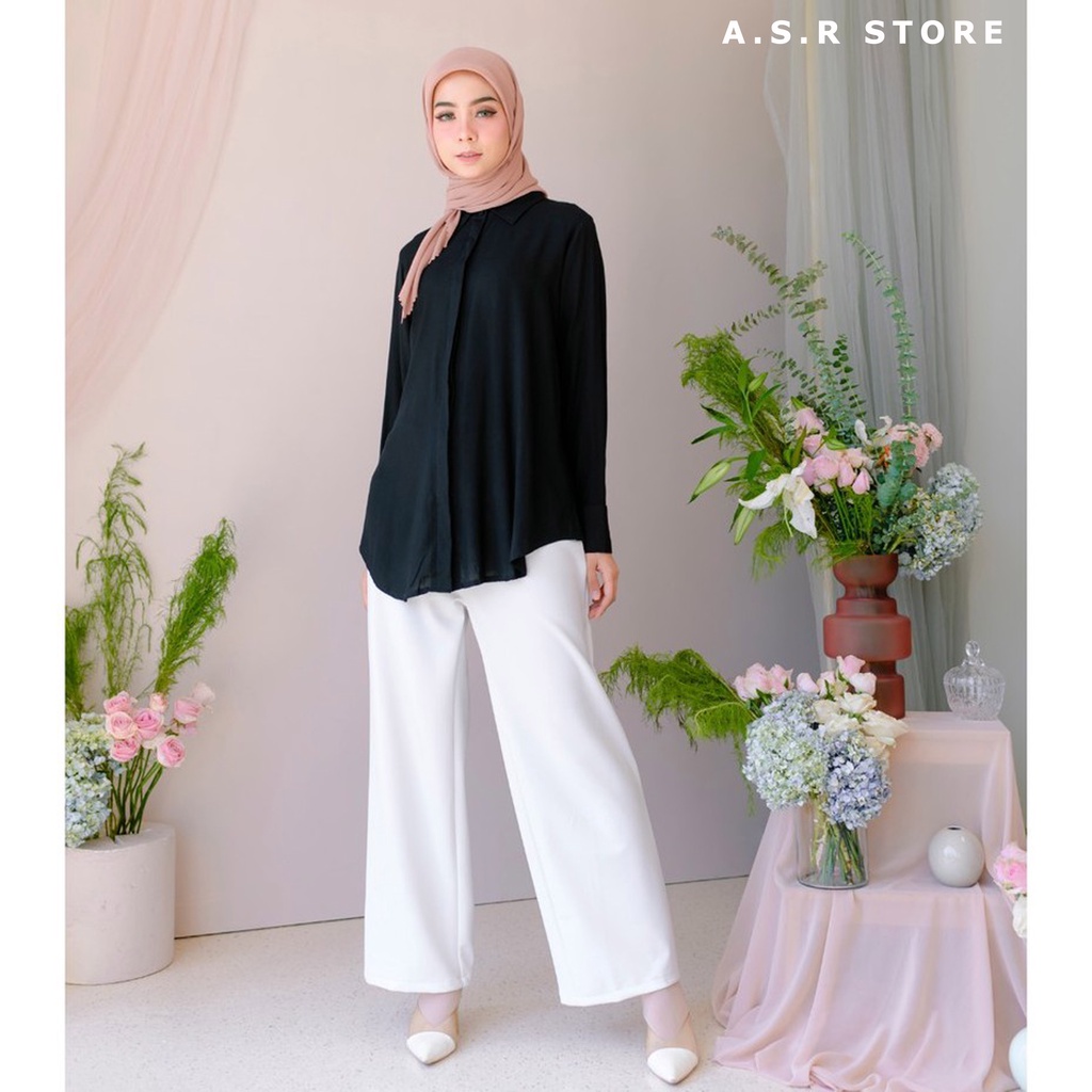 AUDRY RUFI BASIC SHIRT// PUFFY BLOUSE MONA// ATASAN WANITA MODEL KEMEJA// SIZE S M L XL XXL// BLUS CASUAL KERJA DAN ACARA TERTENTU//  BAHAN KAIN SHAKILA PREMIUM QUALITY// UKURAN REGULER JUMBO OVERSIZE READY TREN MODEL TERBARU KEKINIAN VIRAL BERKUALITAS