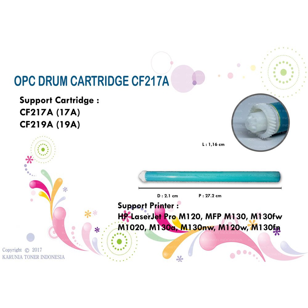 OPC Drum HP 17A OPC Drum Toner Cartridge CF219A Drum Opc HP M102