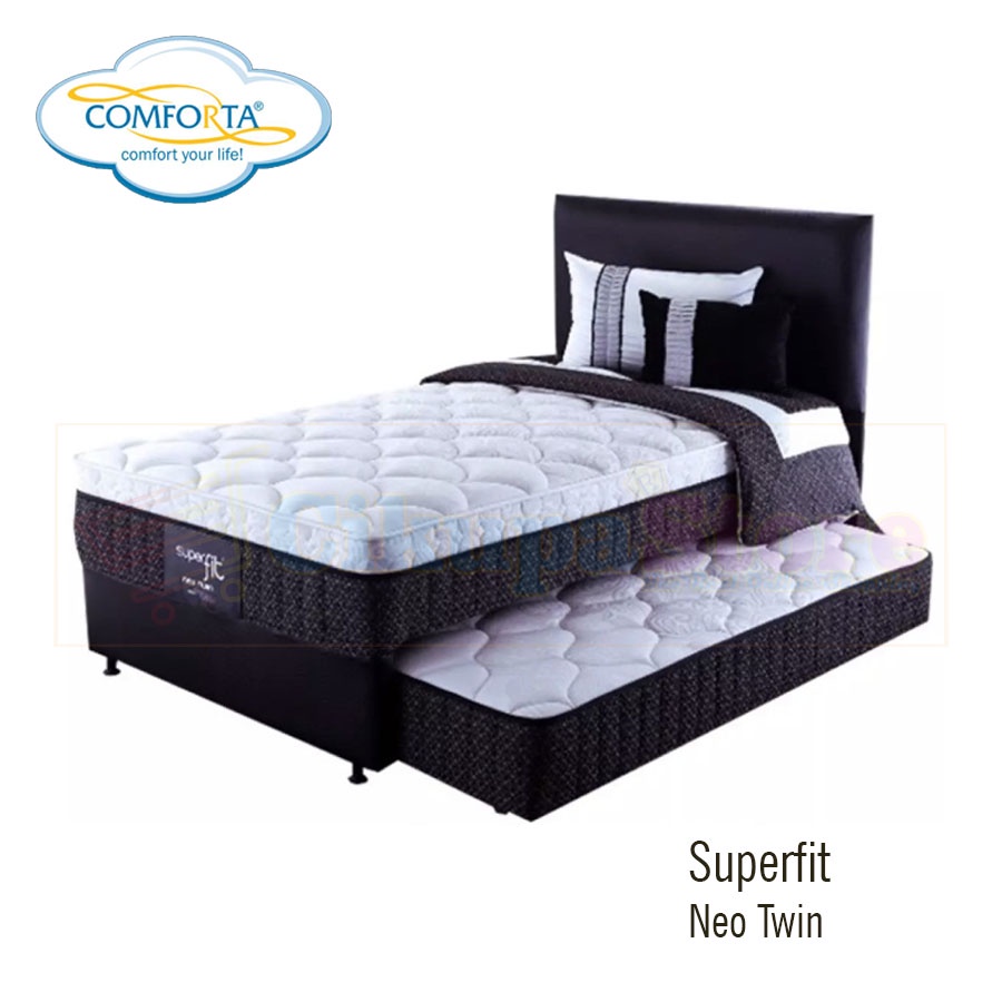 Jual Comforta Kasur Springbed Super Fit Neo Twin - BED SET | Shopee ...