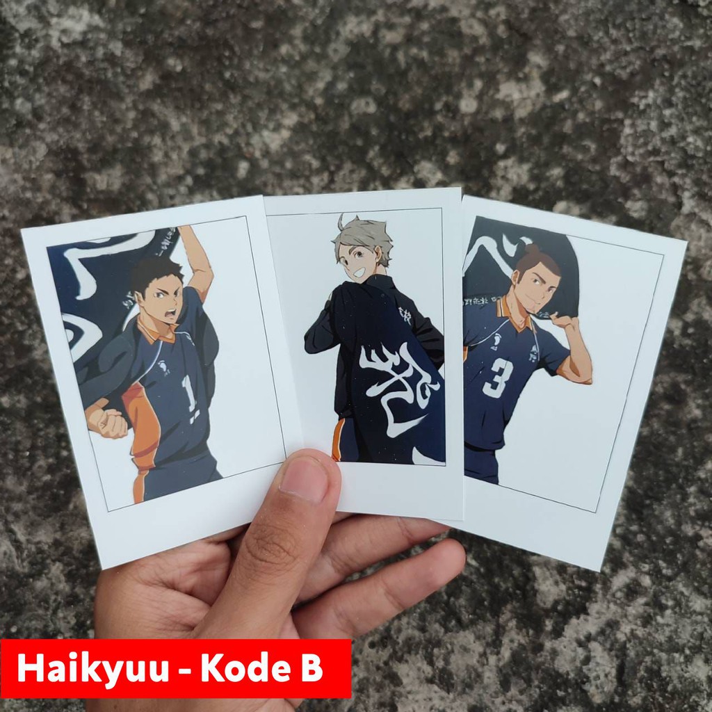Pola Deco Mini Poster Anime Haikyuu - Hinata Kageyama Tsukishima Kenma Sugawara Oikawa-6