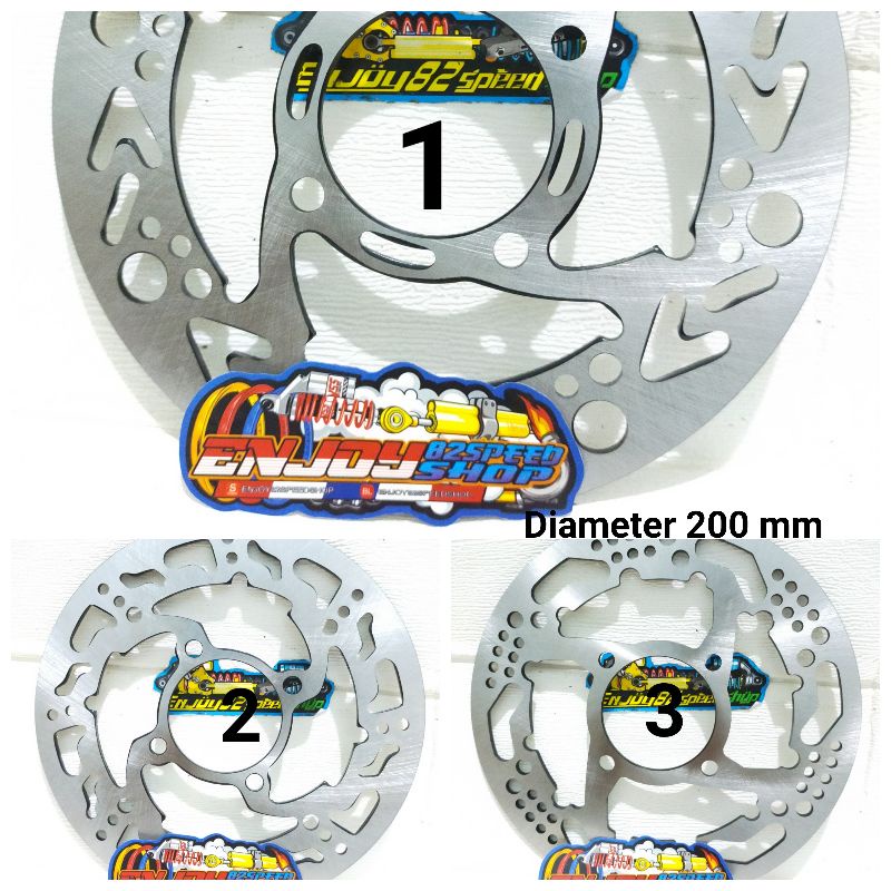 Disc Piringan Cakram Standar Variasi Coak 200 mm Sunstar coak standar Mio xeon Soul Lubang 4