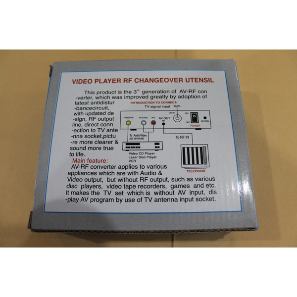 Dijual AV to RF Converter ( Diskon