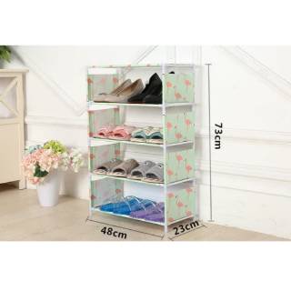 Rak sepatu Mini MOTIF 4 dan 5 SUSUN tempat buku tas baju Rak sepatu Mini MOTIF 4 dan 5 SUSUN tempat buku tas baju