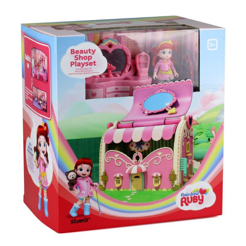Mainan anak rainbow ruby beauty shop playset original