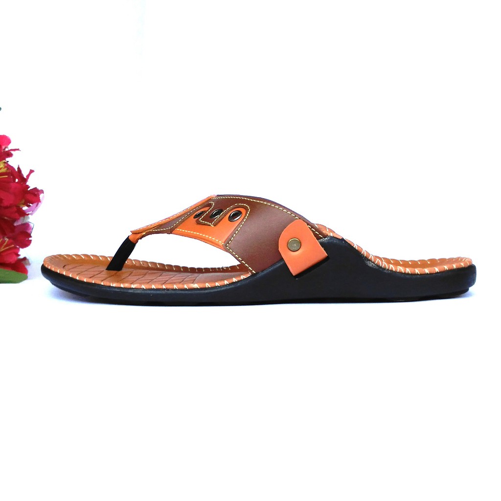 HQo Sandal Pria Terbaru / Sandal Pria Murah / Sandal Kulit Pria / KPNG A03