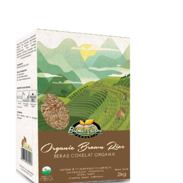Bionic Farm Organic Brown Rice (Beras Cokelat Organic) 1kg - 2kg