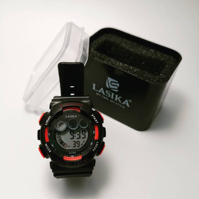 Jam tangan digital Anak Anak dan remaja water Resist Lasika 784