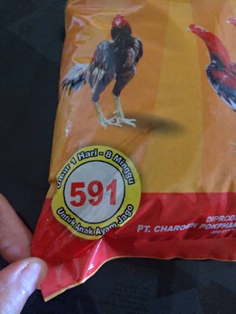 591 Hi Pro Vite makanan ayam laga / siam / jago