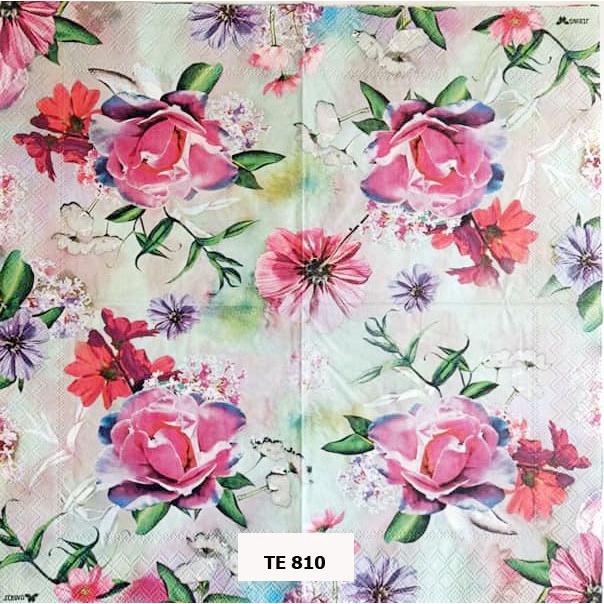 TISU NAPKIN DECOUPAGE EROPAH 33X33 CM TE 810 TTS