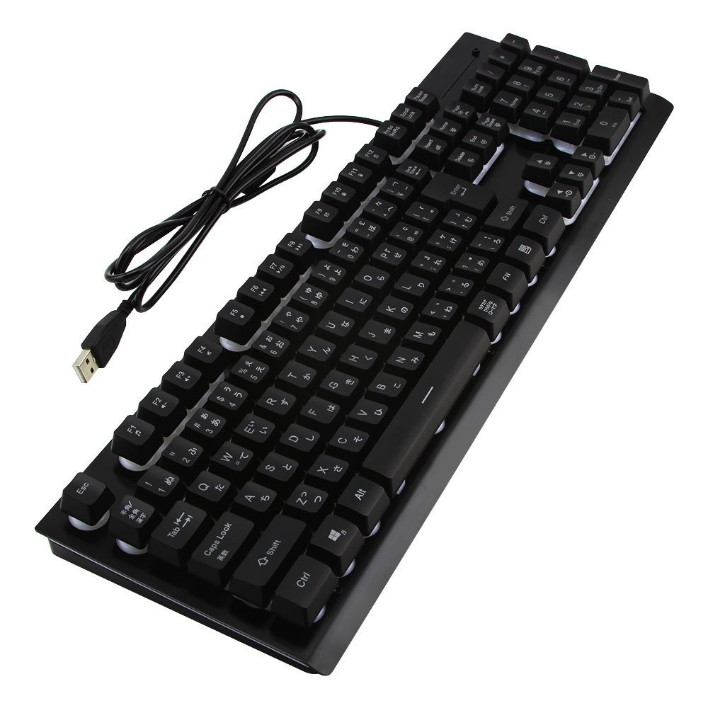 G081 Keyboard Gaming Mekanik Kabel USB Dengan Backlight Led