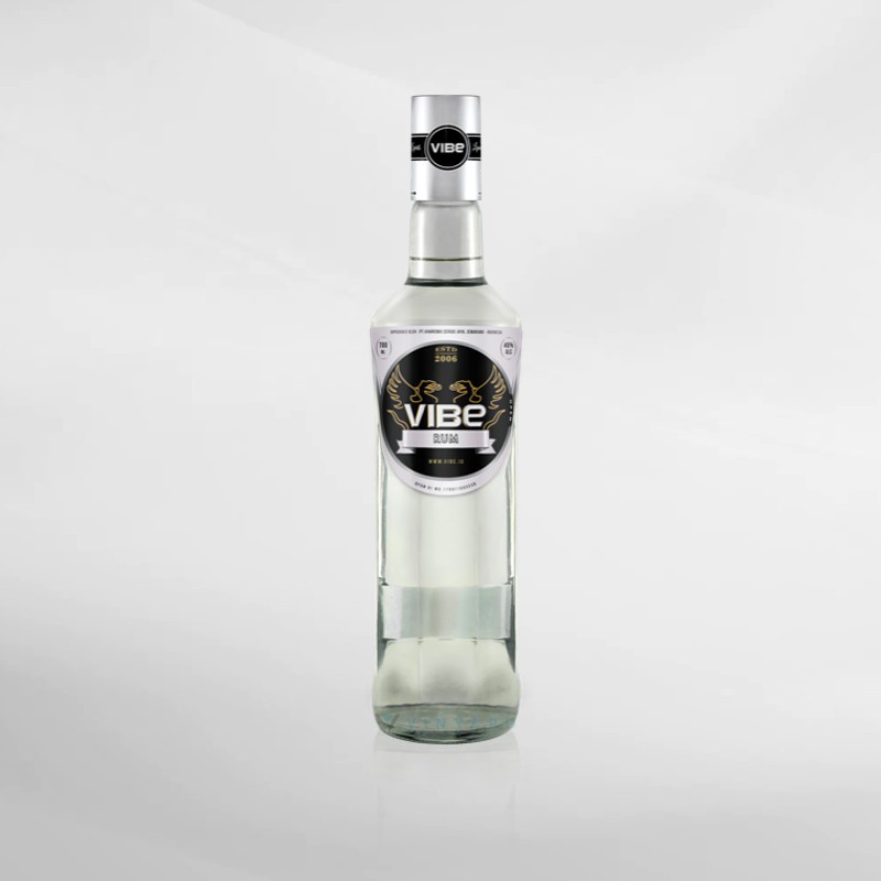 Vibe Light Rum 700 ml ( Original &amp; Resmi By Vinyard )