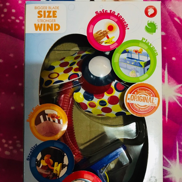 Preloved mini fan/ mini kipas untuk box bayi atau stroller