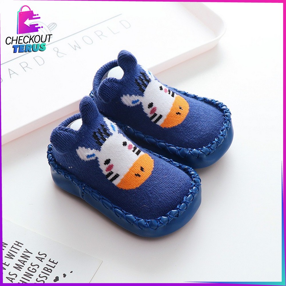 CT P3 Sepatu Anak Bayi Sepatu Prewalker Baby Shoes Socks Anti Slip Kaos Kaki Anak Bayi Lucu