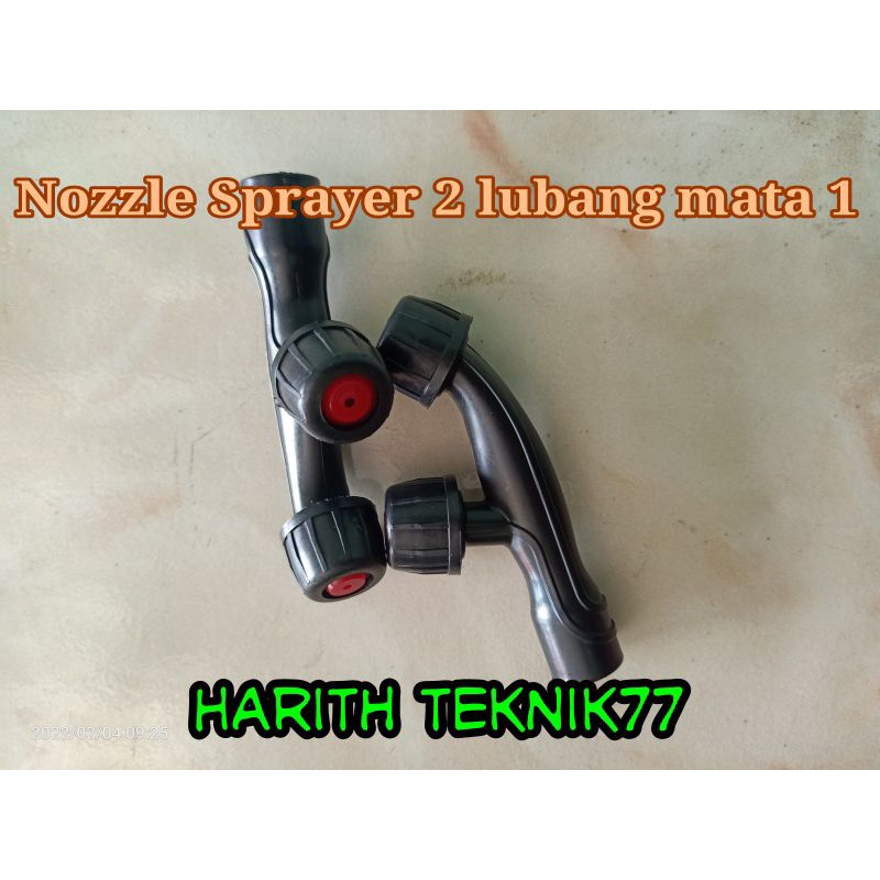 Nozzel sprayer puyer sparayer kabut 2lubang mata 1