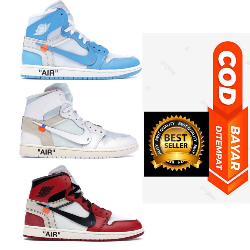 Premium Original Sepatu Basket Nike Jordan AJ Off White