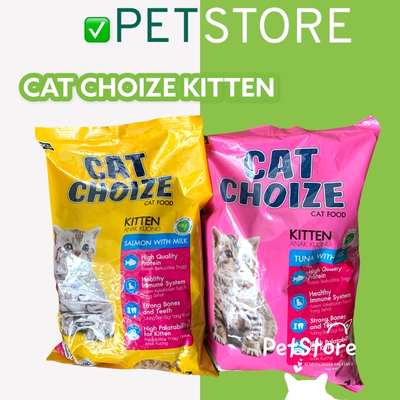 CAT CHOIZE KITTEN Tuna &amp; Milk 1 KG