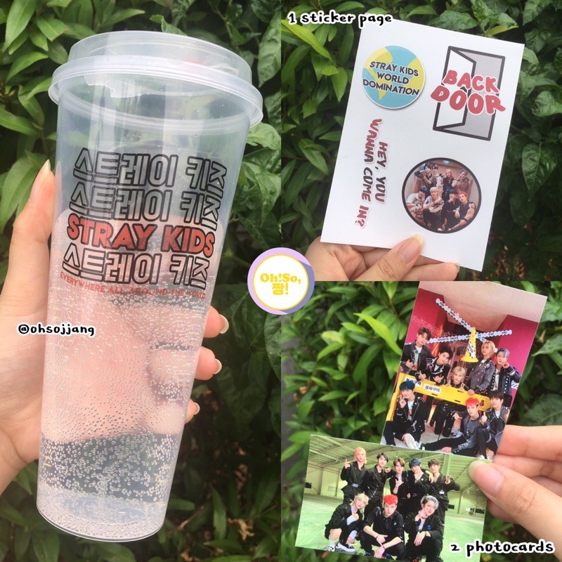 STRAY KIDS REUSABLE CUP