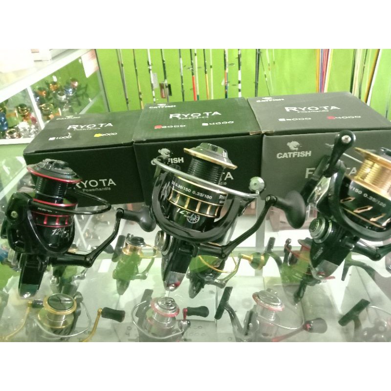 Reel Pancing Catfish Ryota 2000,3000,4000 power handle