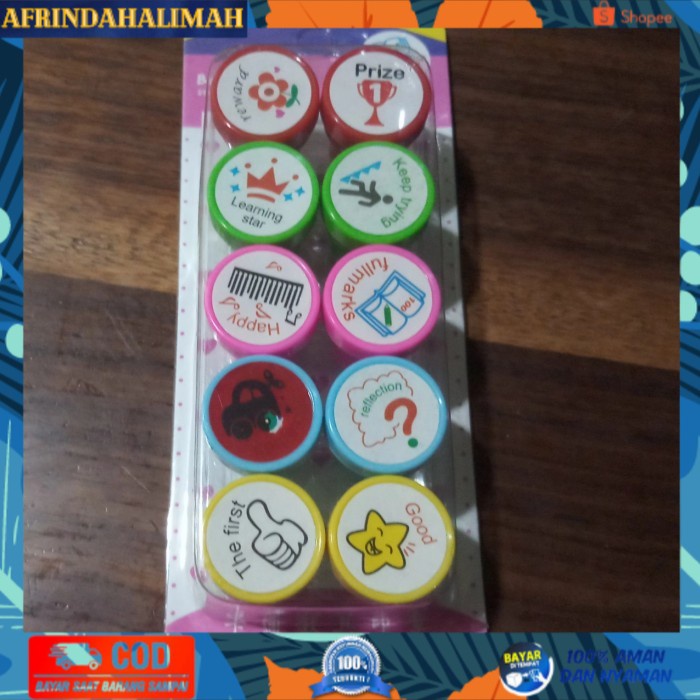 

[TERBARU] Stempel dengan Bahan Karet dan Gambar Lucu untuk Perlengkapan Sekolah