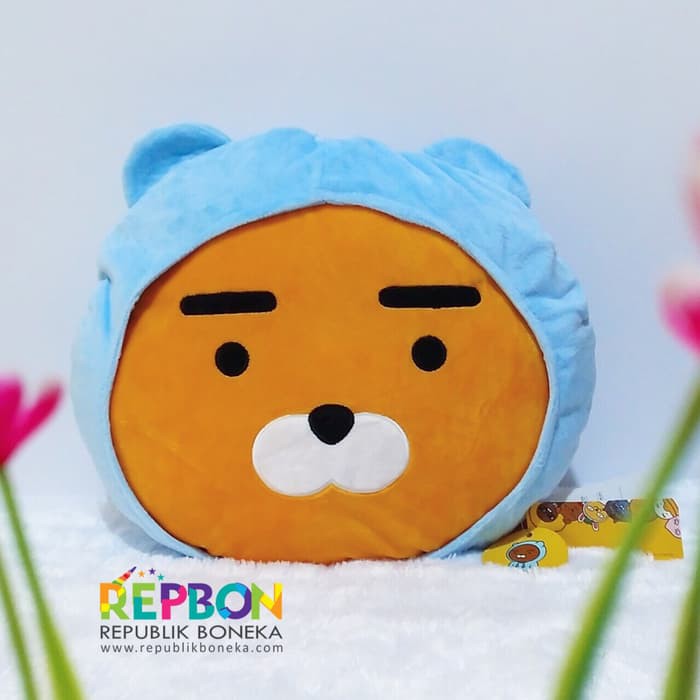 BONEKA BANTAL RYAN HOODIE KAKAOTALK KAKAO FRIENDS Limited