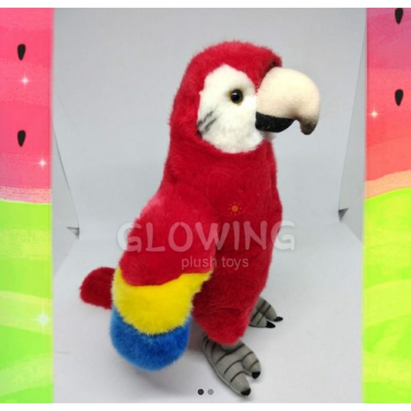 Boneka Burung Red Macaw