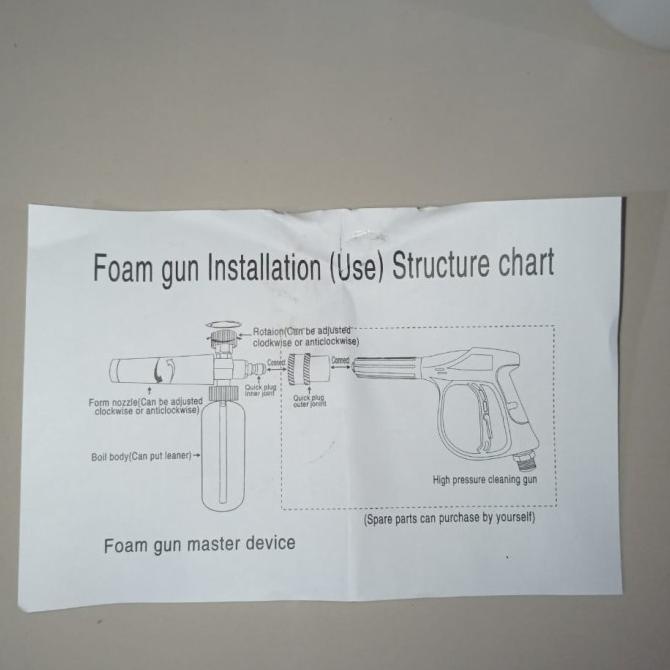 Foam Lance Snow Wash Jet Cleaner Orion - Superjet Orion 100S
