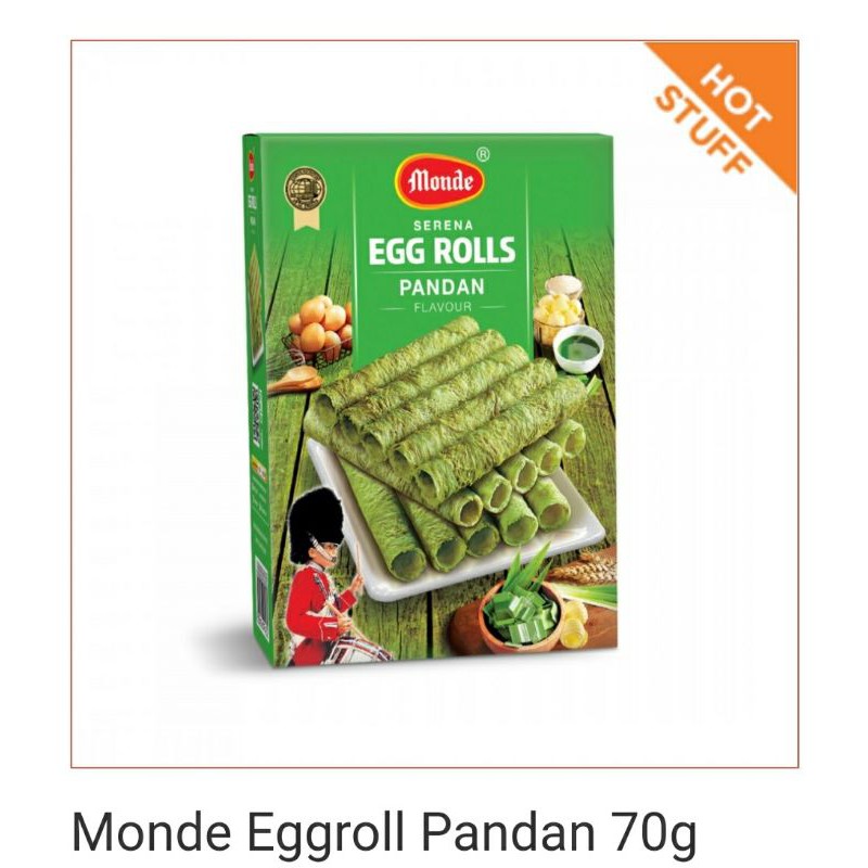 

Monde Eggroll Pandan 70g