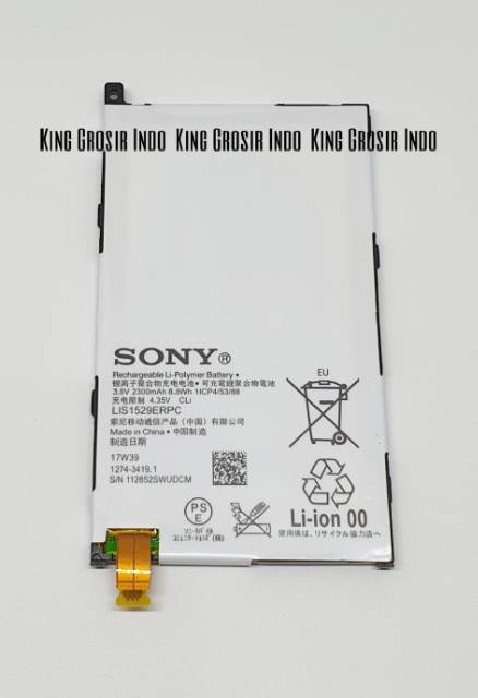 Baterai Sony Xperia Z1 Mini / Z1 Compact Original 100% Battery