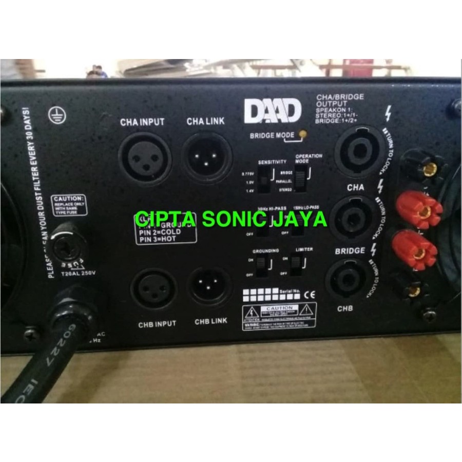 power amplifier DAAD M 35 K / M35 K / M35K ORIGINAL