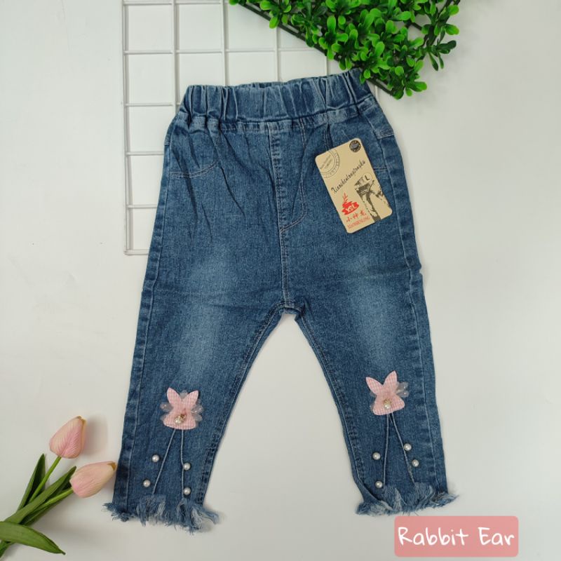 Celana Jeans Anak Perempuan Import Premium 1-5 Tahun