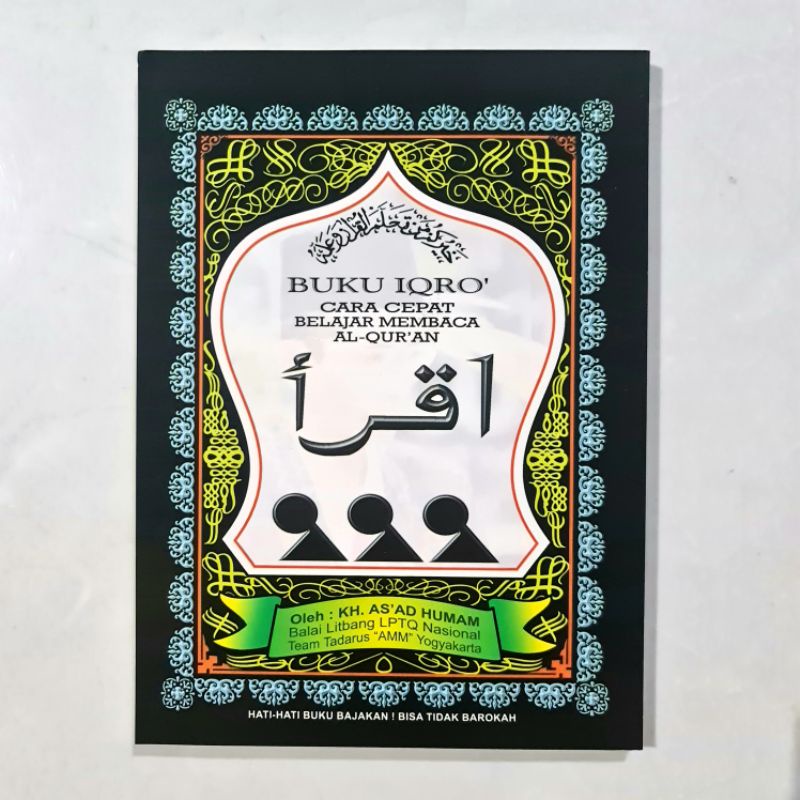 BUKU IQRO BENDEL BESAR KERTAS HVS - CARA CEPAT BELAJAR MEMBACA AL-QURAN