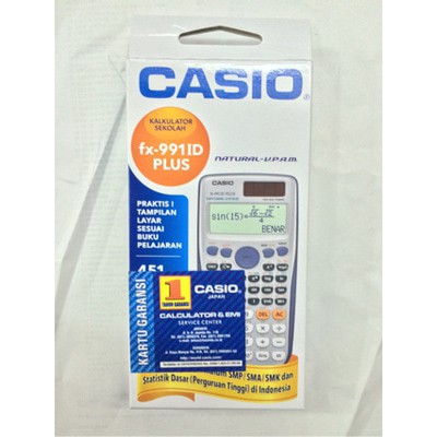 

Kalkulator Casio Scientific FX-991ID Plus Baru FX-991 ID Plus Pelajar