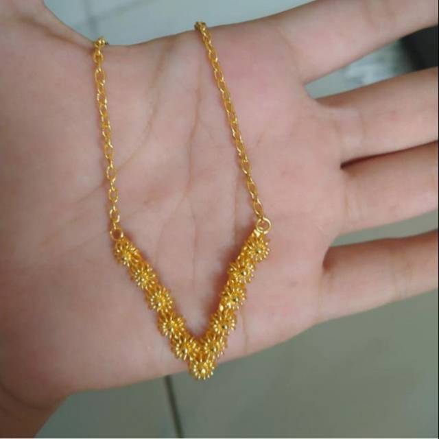 Kalung Asli Emas 24K Kadar 999,9%