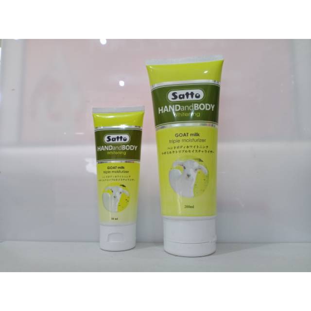 Satto Handbody Whitening Goat Milk