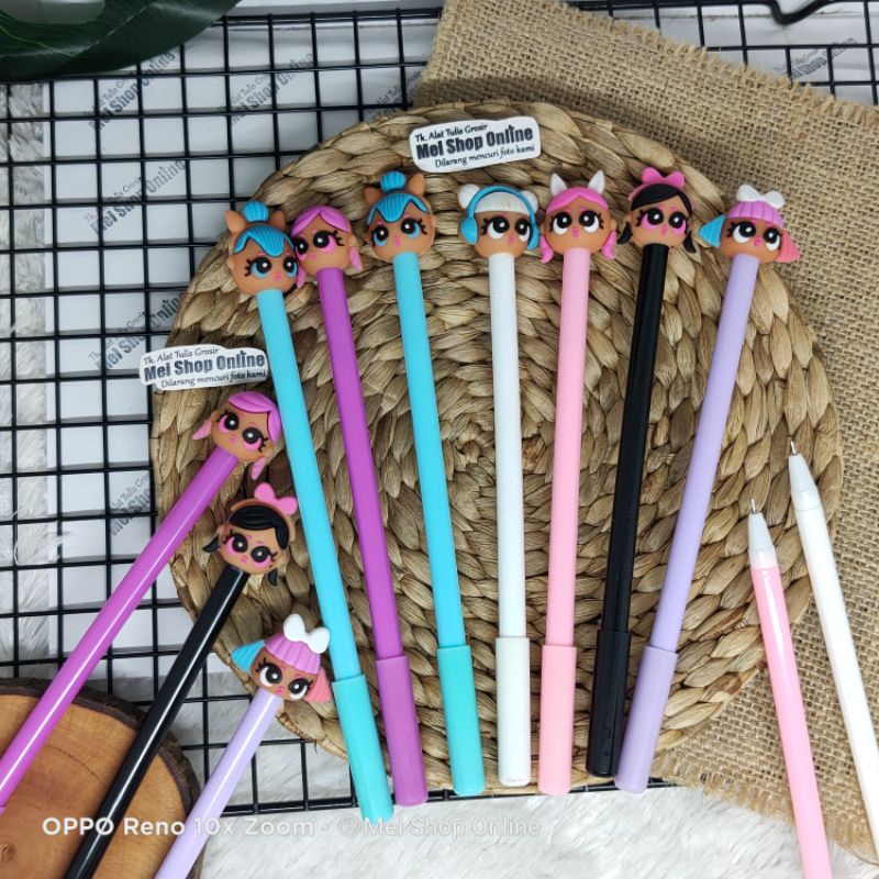 

(1Pcs) Pulpen Karakter Boneka Girl LOLY Lucu