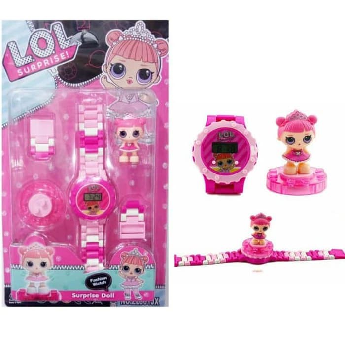 JAM TANGAN ANAK LEGO LOL PEREMPUAN, MAINAN ANAK LEGO LOL MURAH DIGITAL