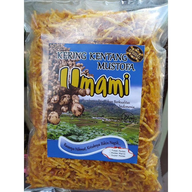 

Kering Kentang Mustofa "Umami" 300gram