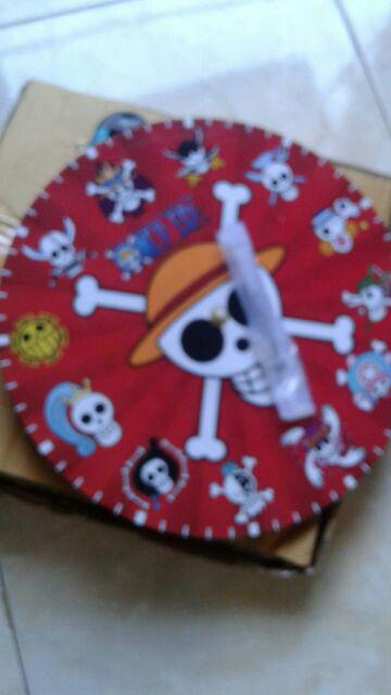 Jam Kayu One Piece/jam Kayu Custom/jam Kayu Foto