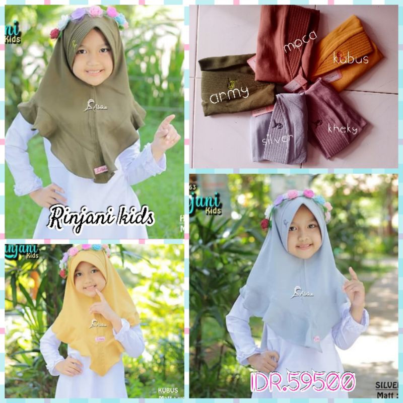 RINJANI KIDS ABIKA /WOLPEACH /HIJAB ANAK