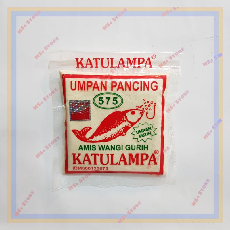 Umpan Pancing Katulampa 575 umpan putih amis wangi gurih