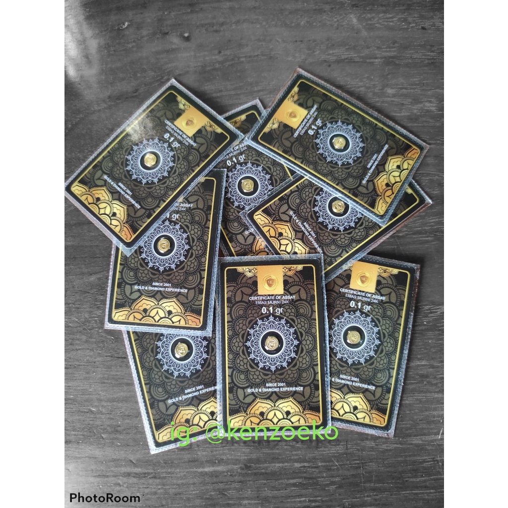NABUNG EMAS MINI (MINI GOLD) 0.1 GRAM
