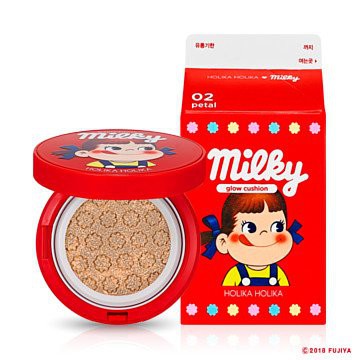 HOLIKA Milky Peko Hard Cover Glow Cushion SPF50+ PA+++