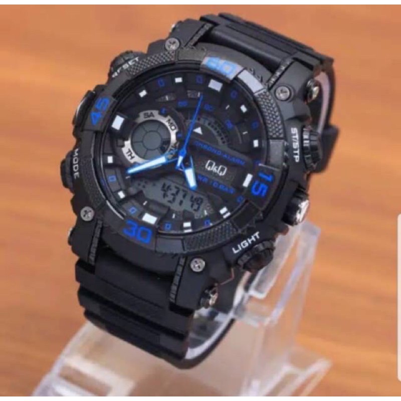 Jam Tangan Digital Pria Q&amp;Q QnQ QQ GW87 gw87 gw 87j GW87J Original Water Resist