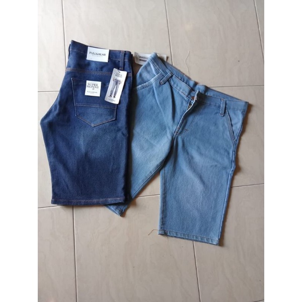 BIG SIZE 27-38 CELANA JEANS PENDEK PRIA COWOK LAKI LAKI DEWASA JUMBO DISTRO CELANA PRIA SANTAI JINS DENIM CELANA LEPIS PRIA TERBARU MURAH UKURAN JUMBO
