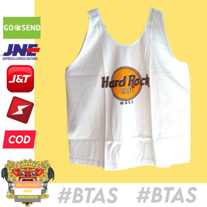 Singlet Hard Rock Bali Unisex Singlet Gym Murah Kaos Pantai Bali Singlet Bali Murah