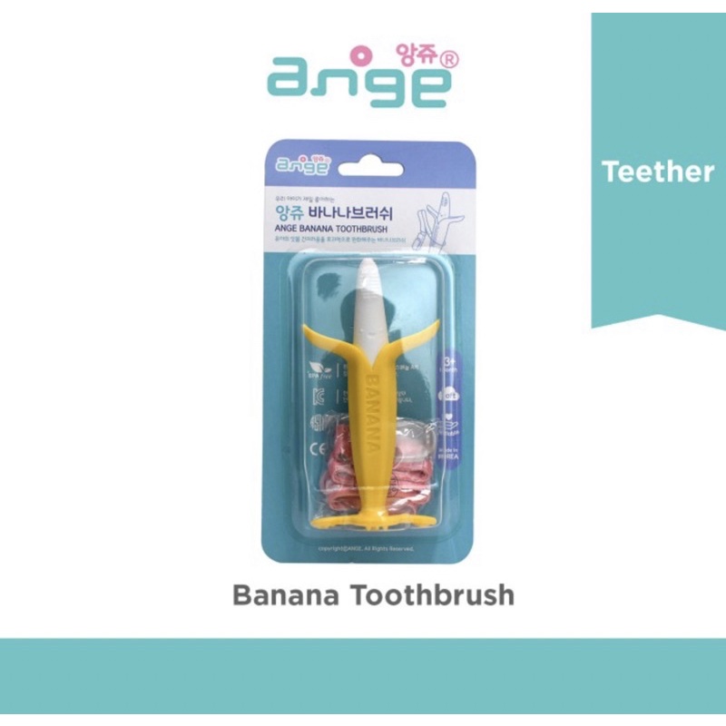 ANGE  BANANA Toothbrush Teether/Gigitan bayi