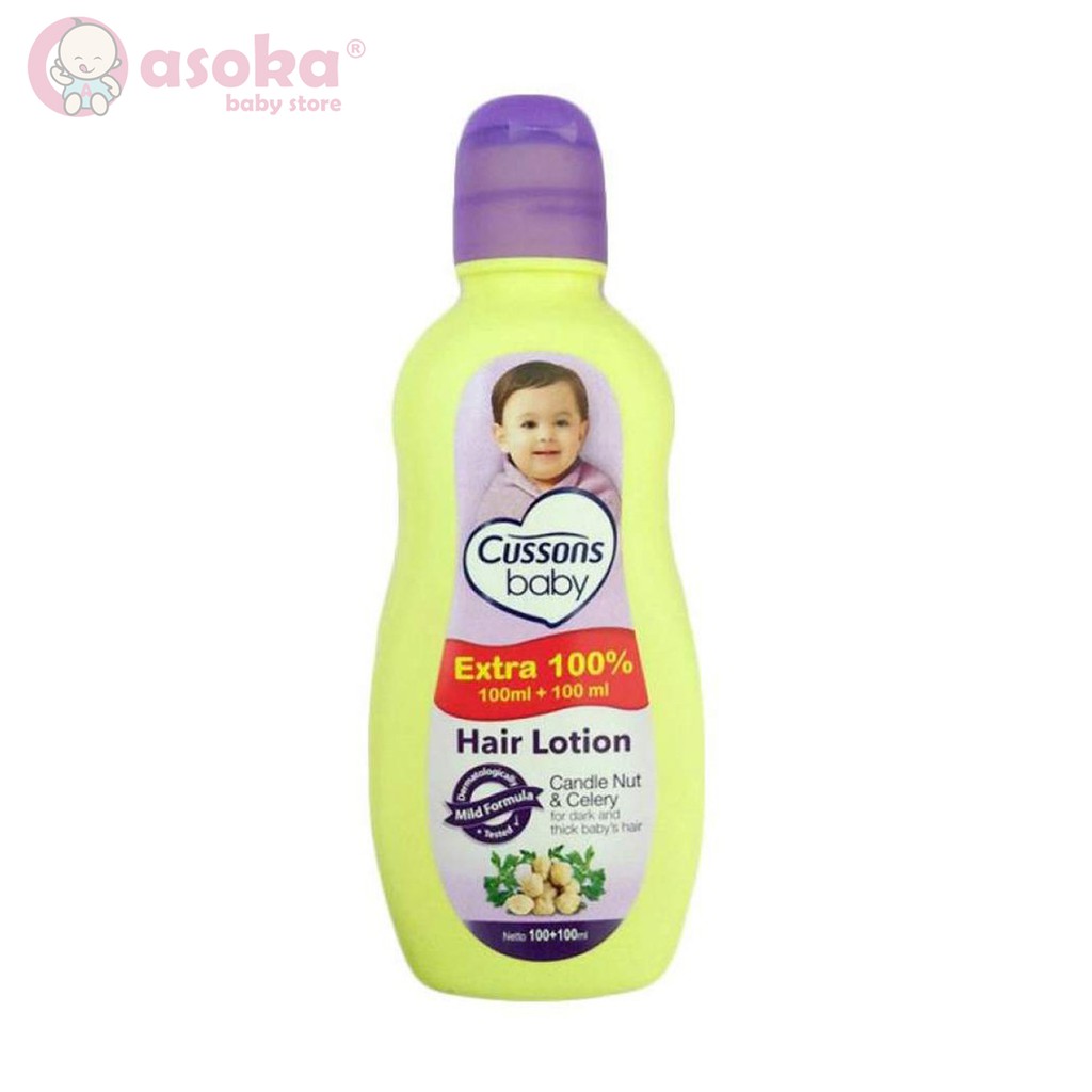 Cussons Baby Hair Lotion 100ml + 100ml ASOKA