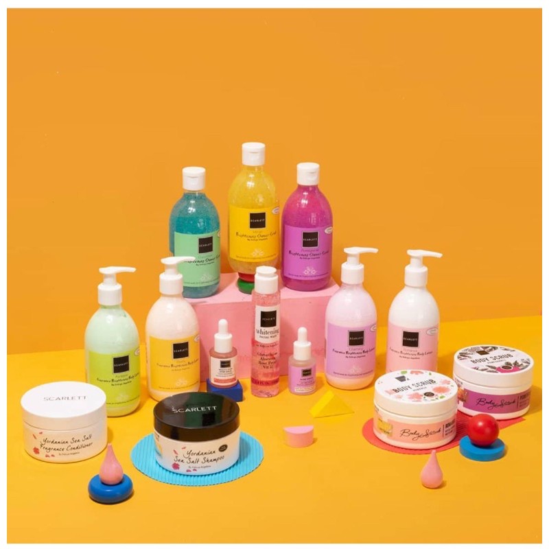 Scarlett whitening paket 9 produk